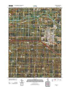 Geneseo Illinois Historical topographic map, 1:24000 scale, 7.5 X 7.5 Minute, Year 2012