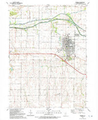 Geneseo Illinois Historical topographic map, 1:24000 scale, 7.5 X 7.5 Minute, Year 1991