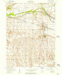 Geneseo Illinois Historical topographic map, 1:24000 scale, 7.5 X 7.5 Minute, Year 1953