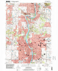 Geneva Illinois Historical topographic map, 1:24000 scale, 7.5 X 7.5 Minute, Year 1998