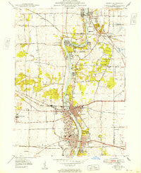 Geneva Illinois Historical topographic map, 1:24000 scale, 7.5 X 7.5 Minute, Year 1949