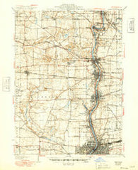 Geneva Illinois Historical topographic map, 1:62500 scale, 15 X 15 Minute, Year 1932