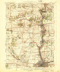 Geneva Illinois Historical topographic map, 1:62500 scale, 15 X 15 Minute, Year 1932