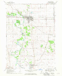 Genoa Illinois Historical topographic map, 1:24000 scale, 7.5 X 7.5 Minute, Year 1968