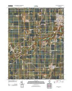 Georgetown Illinois Historical topographic map, 1:24000 scale, 7.5 X 7.5 Minute, Year 2012