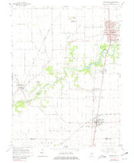 Georgetown Illinois Historical topographic map, 1:24000 scale, 7.5 X 7.5 Minute, Year 1966