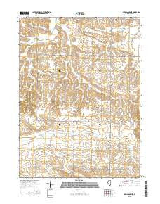 German Corner Illinois Current topographic map, 1:24000 scale, 7.5 X 7.5 Minute, Year 2015