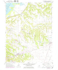 Germantown Hills Illinois Historical topographic map, 1:24000 scale, 7.5 X 7.5 Minute, Year 1971