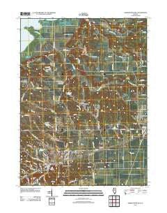 Germantown Hills Illinois Historical topographic map, 1:24000 scale, 7.5 X 7.5 Minute, Year 2012