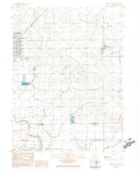 Gibson City East Illinois Historical topographic map, 1:24000 scale, 7.5 X 7.5 Minute, Year 1983