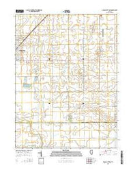 Gibson City East Illinois Current topographic map, 1:24000 scale, 7.5 X 7.5 Minute, Year 2015