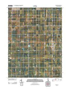 Gifford Illinois Historical topographic map, 1:24000 scale, 7.5 X 7.5 Minute, Year 2012