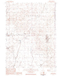 Gifford Illinois Historical topographic map, 1:24000 scale, 7.5 X 7.5 Minute, Year 1984