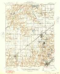 Gillespie Illinois Historical topographic map, 1:62500 scale, 15 X 15 Minute, Year 1915