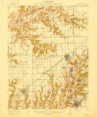 Gillespie Illinois Historical topographic map, 1:62500 scale, 15 X 15 Minute, Year 1915