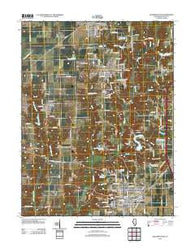 Gillespie South Illinois Historical topographic map, 1:24000 scale, 7.5 X 7.5 Minute, Year 2012