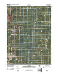 Gilman Illinois Historical topographic map, 1:24000 scale, 7.5 X 7.5 Minute, Year 2012