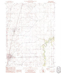 Gilman Illinois Historical topographic map, 1:24000 scale, 7.5 X 7.5 Minute, Year 1986