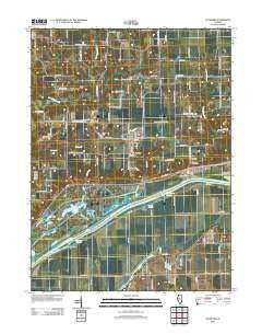 Glasford Illinois Historical topographic map, 1:24000 scale, 7.5 X 7.5 Minute, Year 2012