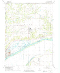 Glasford Illinois Historical topographic map, 1:24000 scale, 7.5 X 7.5 Minute, Year 1971