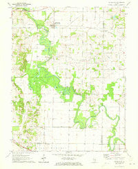 Golden Gate Illinois Historical topographic map, 1:24000 scale, 7.5 X 7.5 Minute, Year 1971