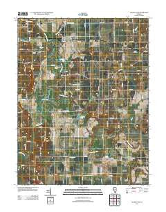 Golden Gate Illinois Historical topographic map, 1:24000 scale, 7.5 X 7.5 Minute, Year 2012