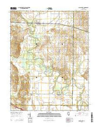 Golden Gate Illinois Current topographic map, 1:24000 scale, 7.5 X 7.5 Minute, Year 2015