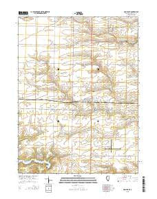 Good Hope Illinois Current topographic map, 1:24000 scale, 7.5 X 7.5 Minute, Year 2015