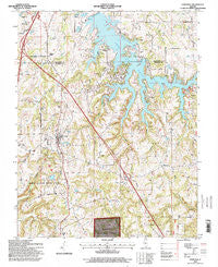 Goreville Illinois Historical topographic map, 1:24000 scale, 7.5 X 7.5 Minute, Year 1996