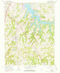Goreville Illinois Historical topographic map, 1:24000 scale, 7.5 X 7.5 Minute, Year 1966