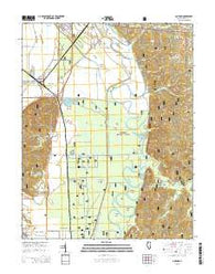 Gorham Illinois Current topographic map, 1:24000 scale, 7.5 X 7.5 Minute, Year 2015