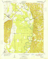 Gorham Illinois Historical topographic map, 1:24000 scale, 7.5 X 7.5 Minute, Year 1948
