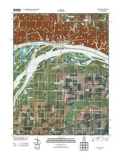 Grafton Illinois Historical topographic map, 1:24000 scale, 7.5 X 7.5 Minute, Year 2012