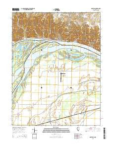 Grafton Illinois Current topographic map, 1:24000 scale, 7.5 X 7.5 Minute, Year 2015