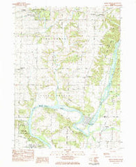Grand Detour Illinois Historical topographic map, 1:24000 scale, 7.5 X 7.5 Minute, Year 1983