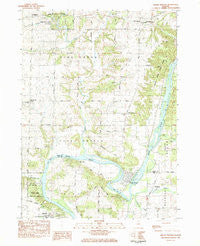 Grand Detour Illinois Historical topographic map, 1:24000 scale, 7.5 X 7.5 Minute, Year 1983