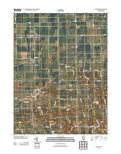 Grandview Illinois Historical topographic map, 1:24000 scale, 7.5 X 7.5 Minute, Year 2012