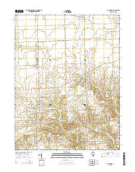Grandview Illinois Current topographic map, 1:24000 scale, 7.5 X 7.5 Minute, Year 2015