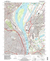Granite City Illinois Historical topographic map, 1:24000 scale, 7.5 X 7.5 Minute, Year 1993