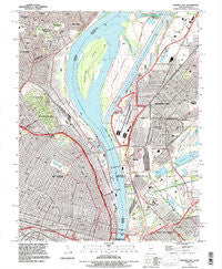 Granite City Illinois Historical topographic map, 1:24000 scale, 7.5 X 7.5 Minute, Year 1993