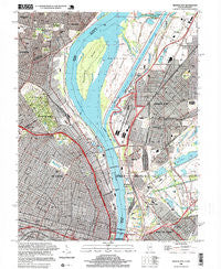 Granite City Illinois Historical topographic map, 1:24000 scale, 7.5 X 7.5 Minute, Year 1998