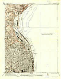 Granite City Illinois Historical topographic map, 1:24000 scale, 7.5 X 7.5 Minute, Year 1933
