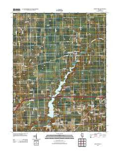 Grantfork Illinois Historical topographic map, 1:24000 scale, 7.5 X 7.5 Minute, Year 2012
