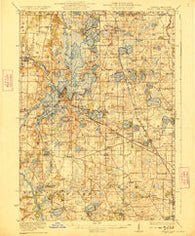 Grays Lake Illinois Historical topographic map, 1:62500 scale, 15 X 15 Minute, Year 1923