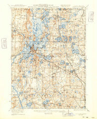 Grays Lake Illinois Historical topographic map, 1:62500 scale, 15 X 15 Minute, Year 1923