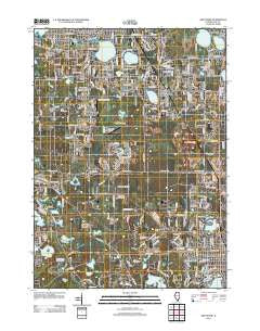 Grayslake Illinois Historical topographic map, 1:24000 scale, 7.5 X 7.5 Minute, Year 2012