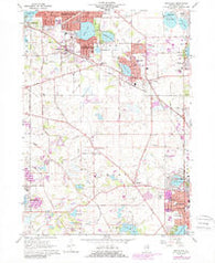 Grayslake Illinois Historical topographic map, 1:24000 scale, 7.5 X 7.5 Minute, Year 1960
