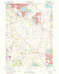 Grayslake Illinois Historical topographic map, 1:24000 scale, 7.5 X 7.5 Minute, Year 1960