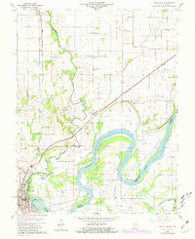 Grayville Illinois Historical topographic map, 1:24000 scale, 7.5 X 7.5 Minute, Year 1959