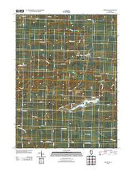 Greenbush Illinois Historical topographic map, 1:24000 scale, 7.5 X 7.5 Minute, Year 2012